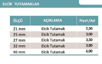 Elcik Tutamaklar